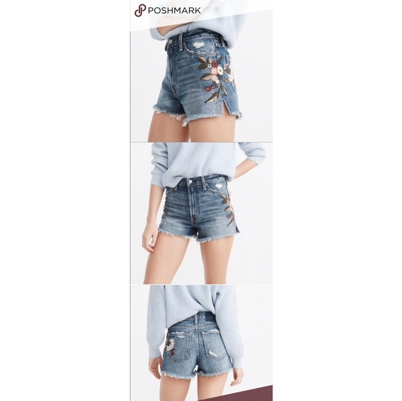 A&F Annie High Rise Shorts - Picture 3 of 14